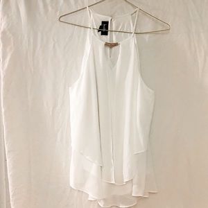 3/$20 Sleeveless White Blouse Size M
